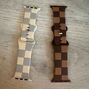 Checkered Apple Watch bands